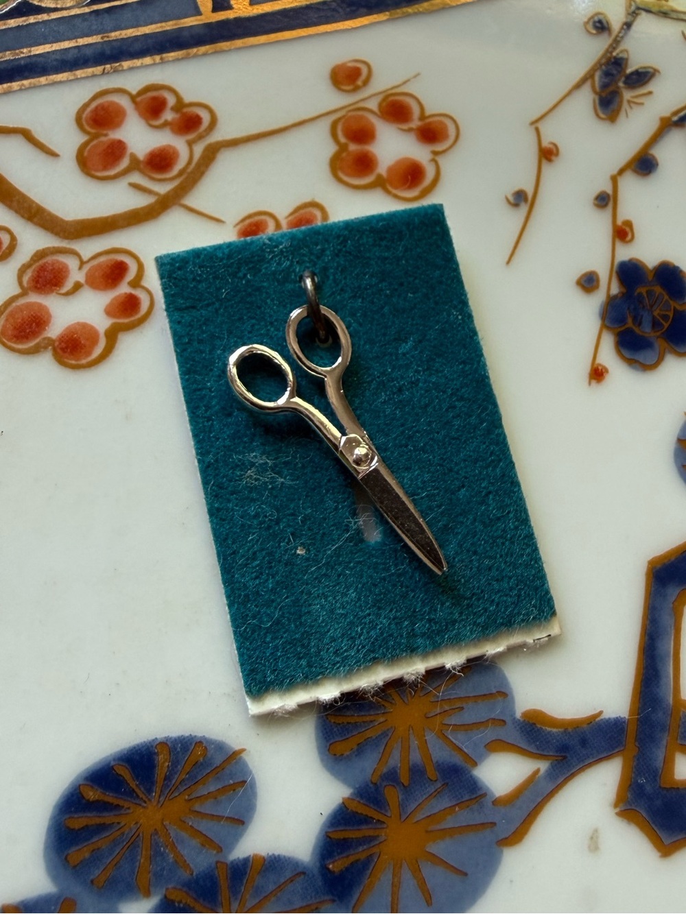 Sterling Silver Scissors Charm Pendant